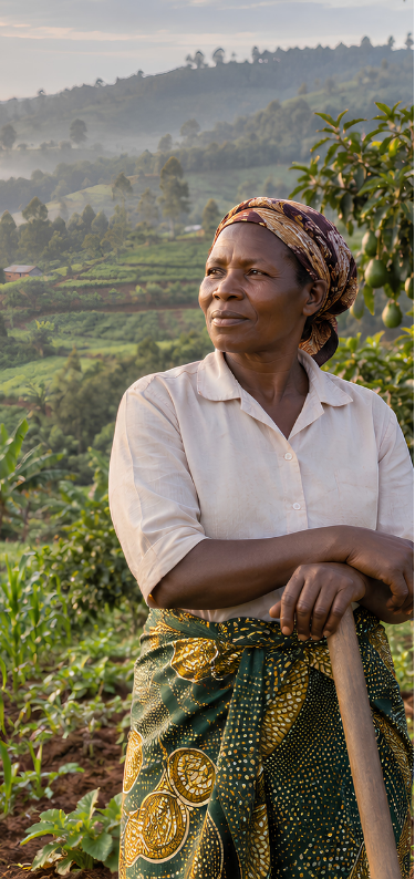 The green landscape of Kisii County, Kenya
